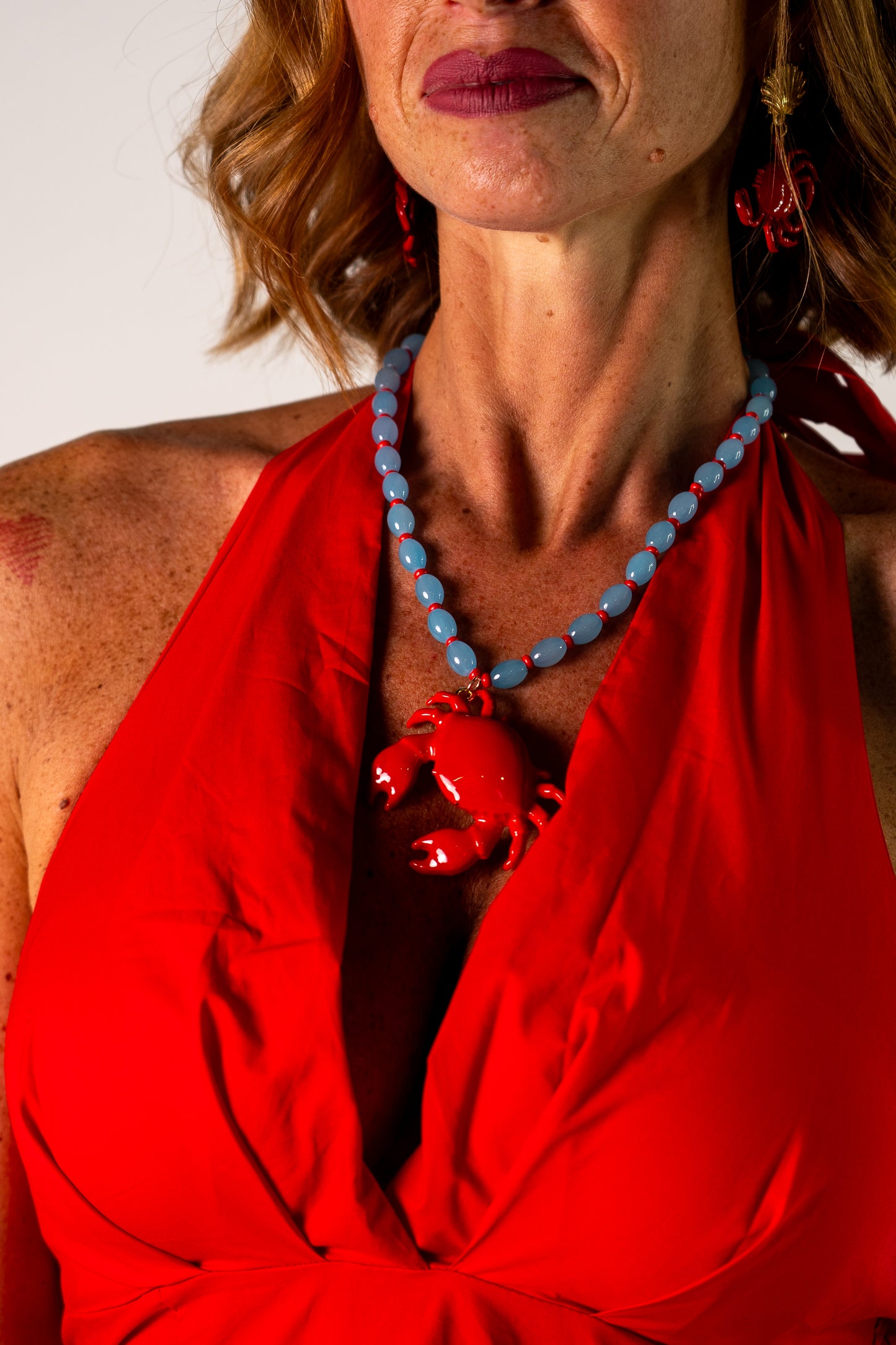 COLLANA GRANCHIO RED