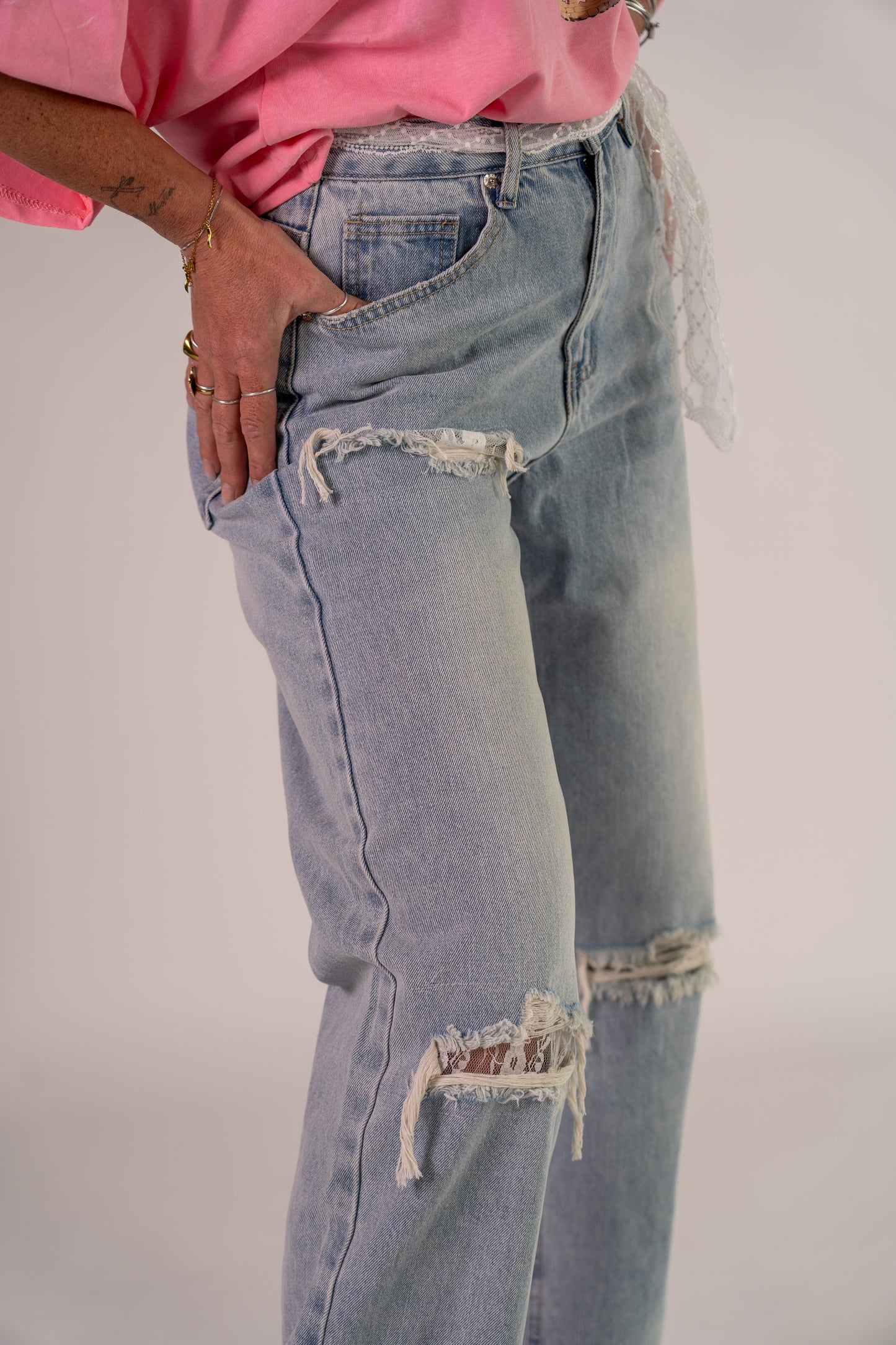 JEANS MERLETTO CHIC!