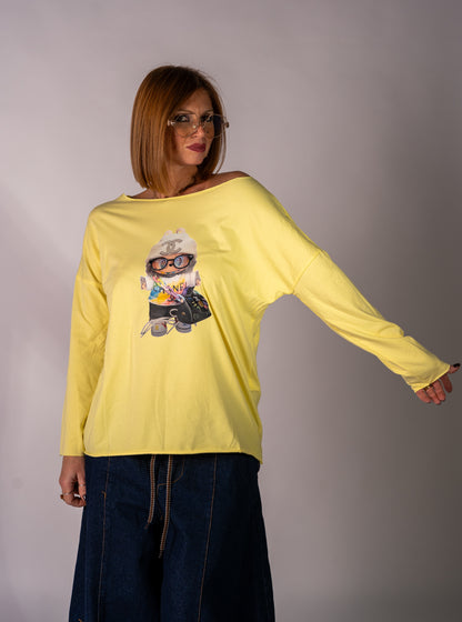 MAGLIA FANTASY YELLOW LABUBU!