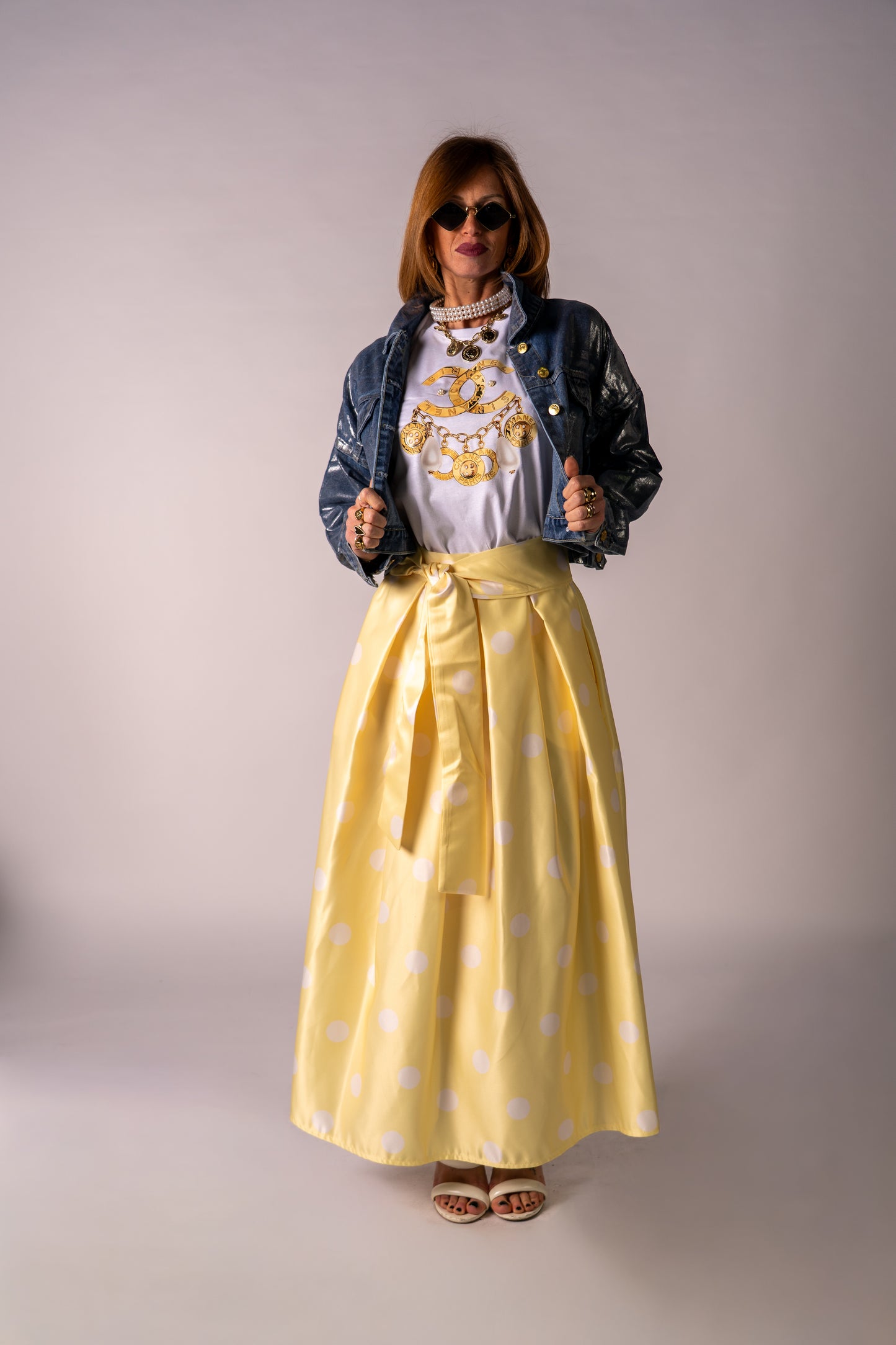 JACKET C💛NEL SILVER GOLD!