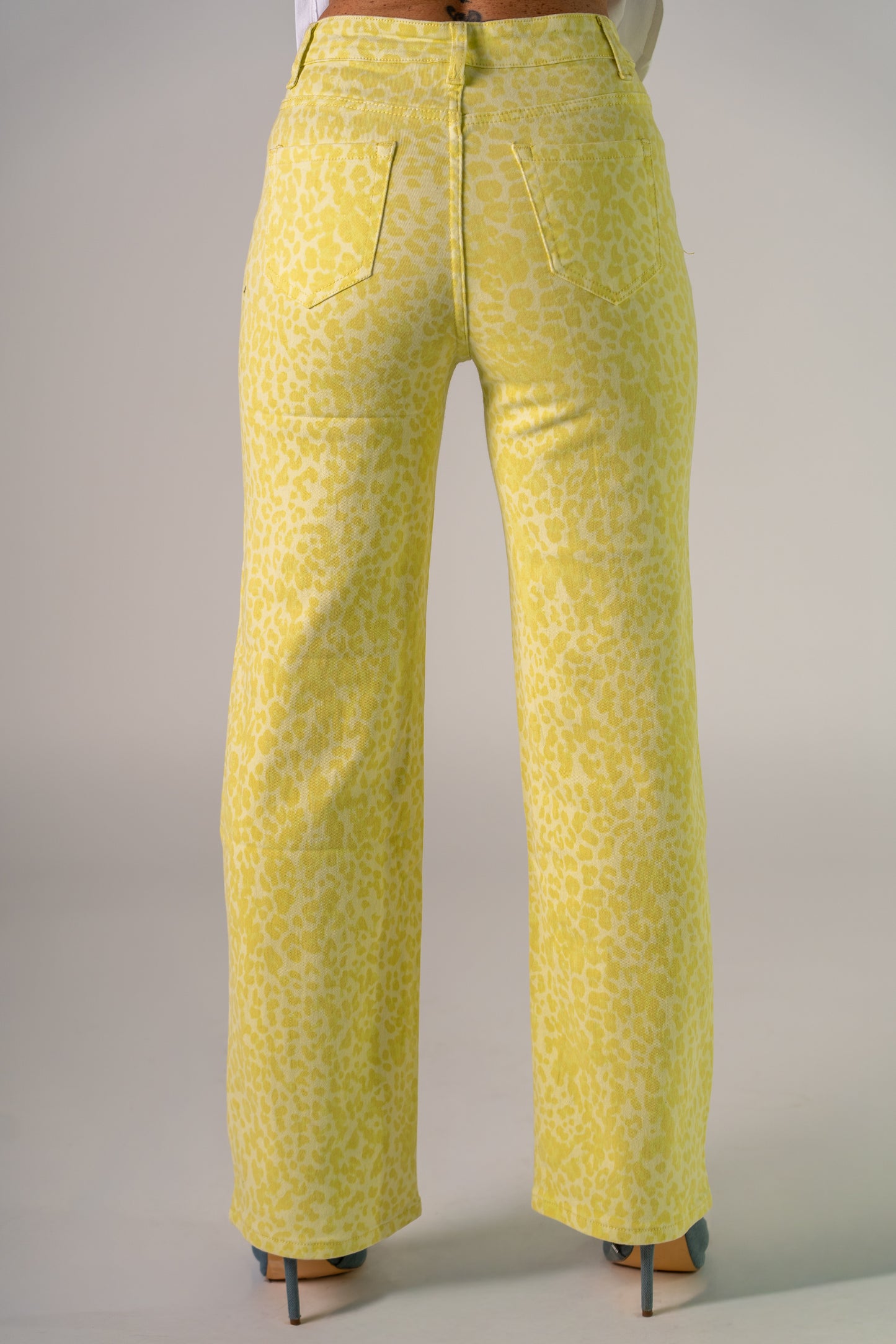 JEANS ANIMALIER YELLOW!