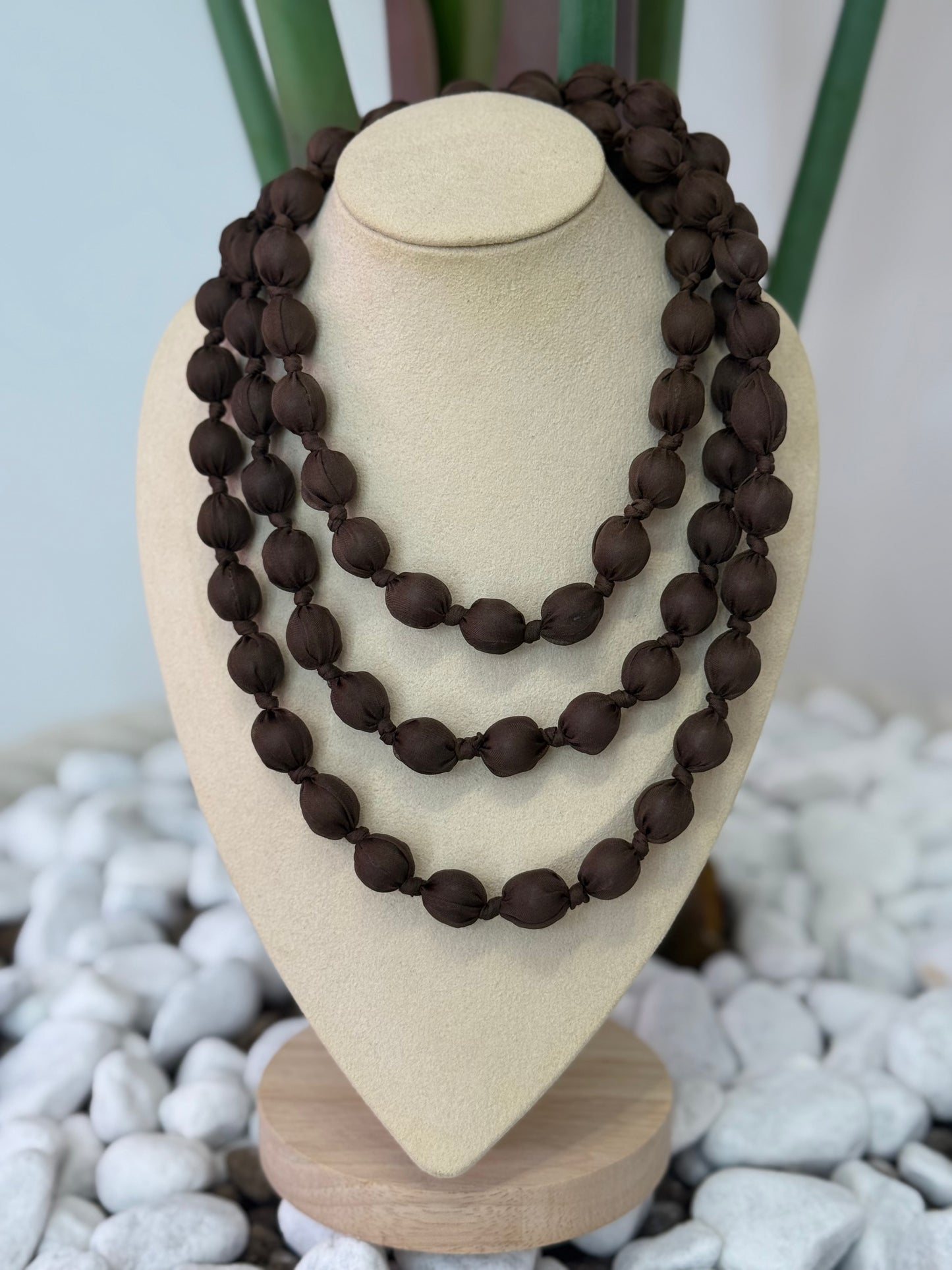 COLLANA PERLE TESSUTO!