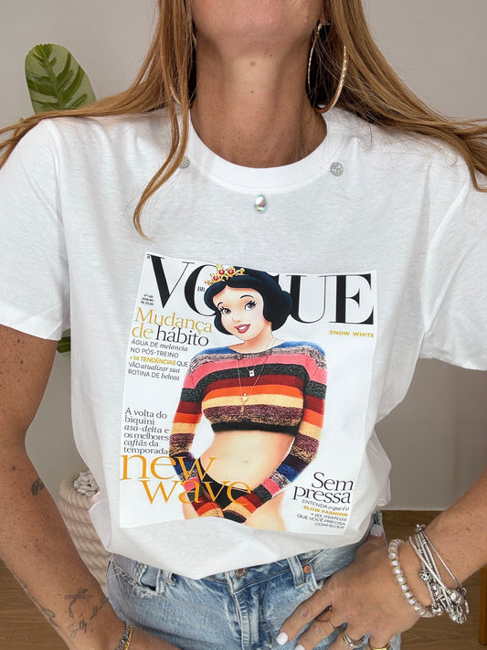 T-SHIRT BIANCANEVE VOGUE!