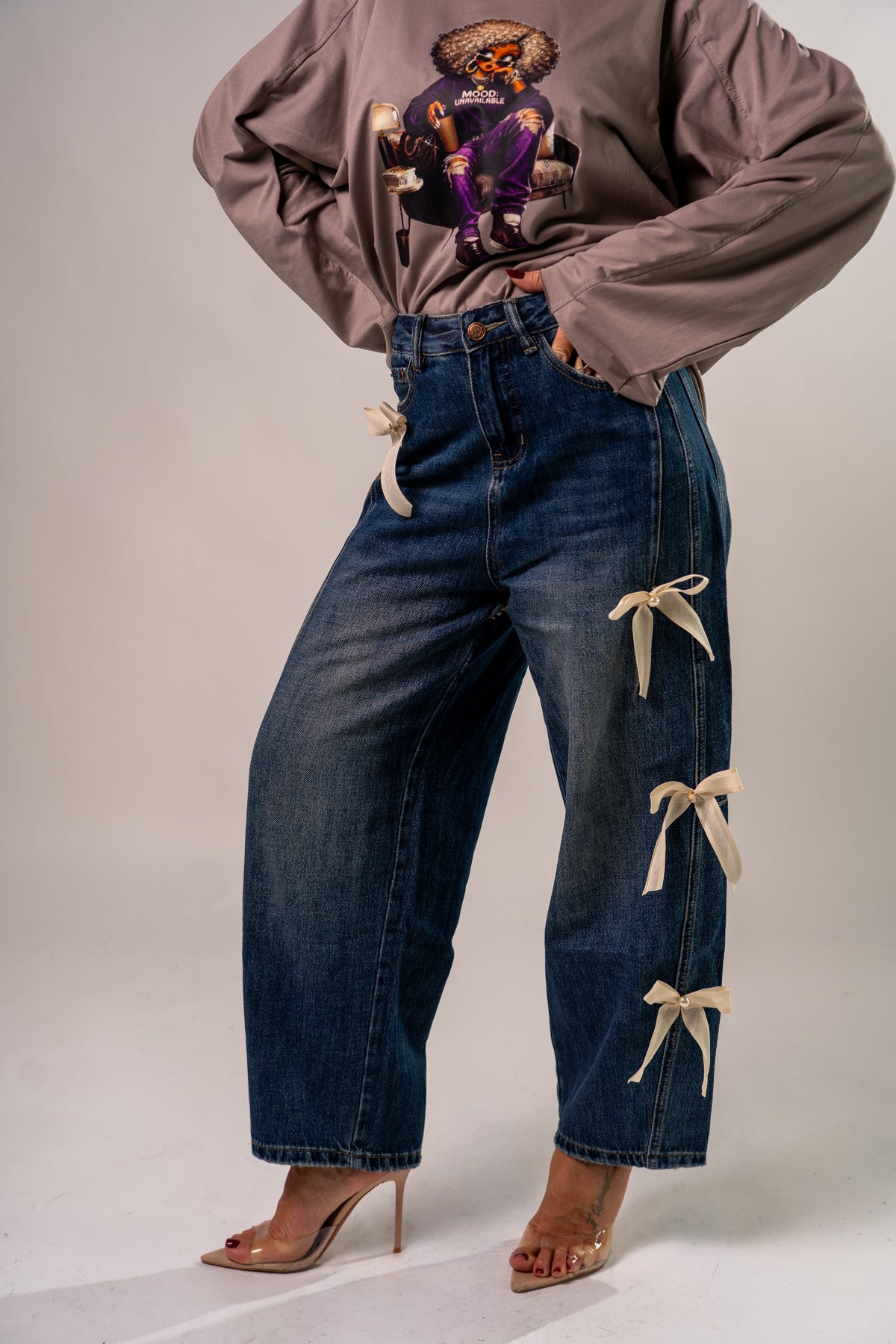 JEANS BALLON FIOCCHETTI🎀