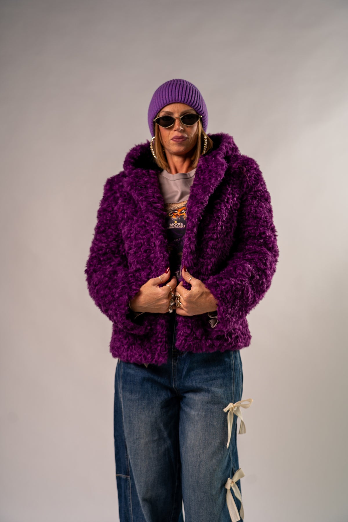TEDDY COAT RICCIO SHORT💜