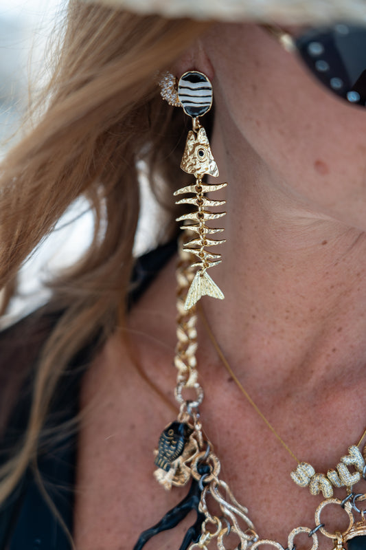 ORECCHINI "FISH GOLD"