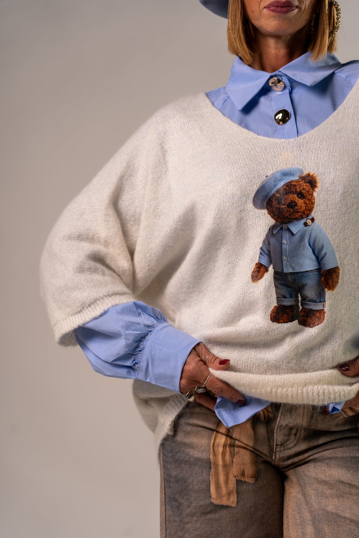 MAGLIONCINO TEDDY CIELO!