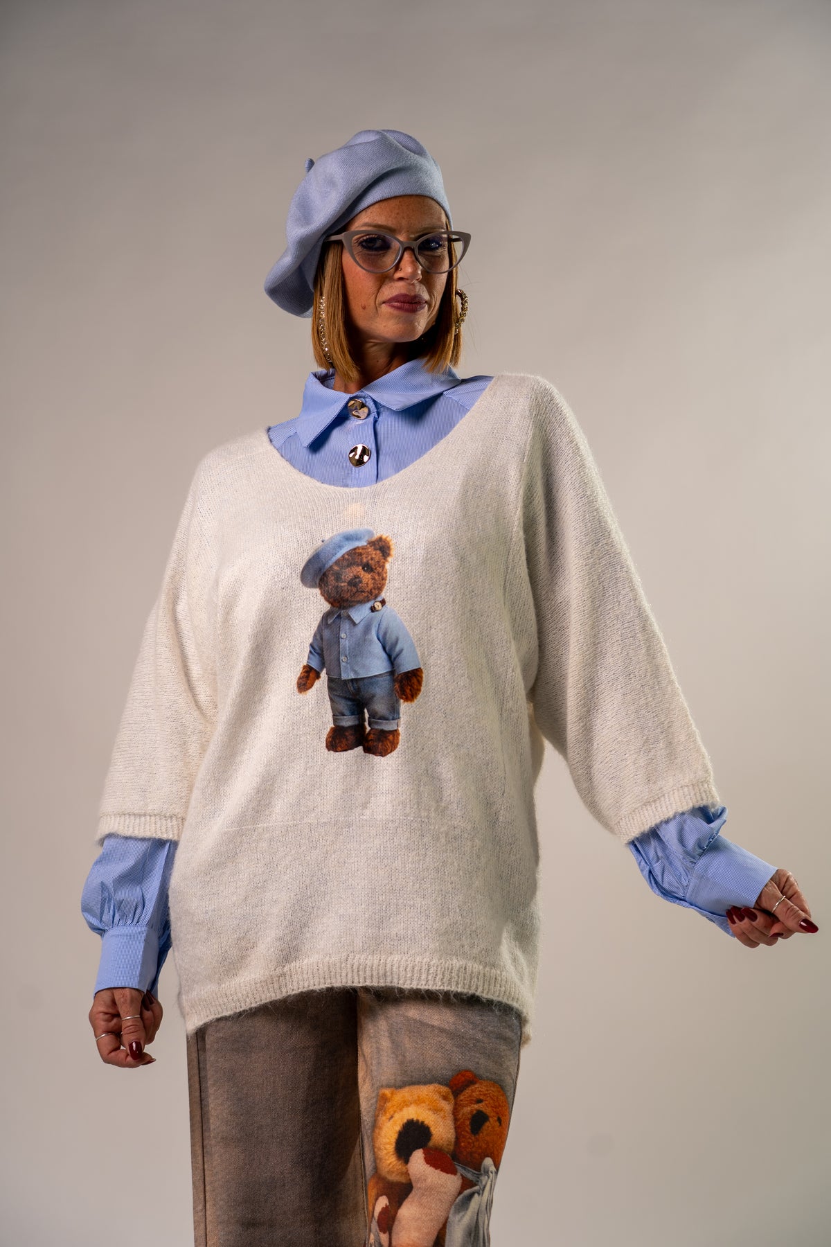 MAGLIONCINO TEDDY CIELO!
