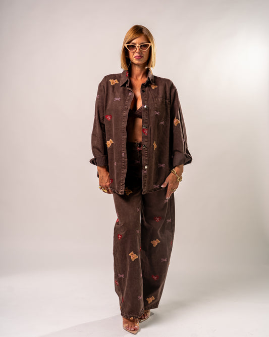 COORDINATO LOVE❣️TEDDY BROWN🧸