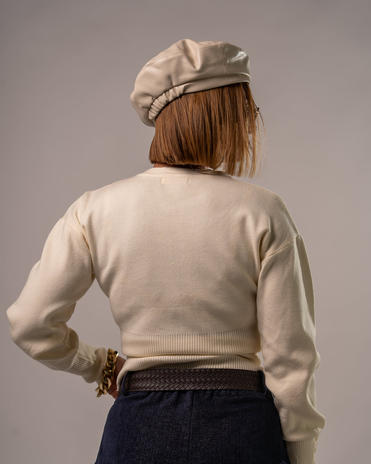 MAGLIONCINO CARDI PANNA TEDDY RALPH🧸
