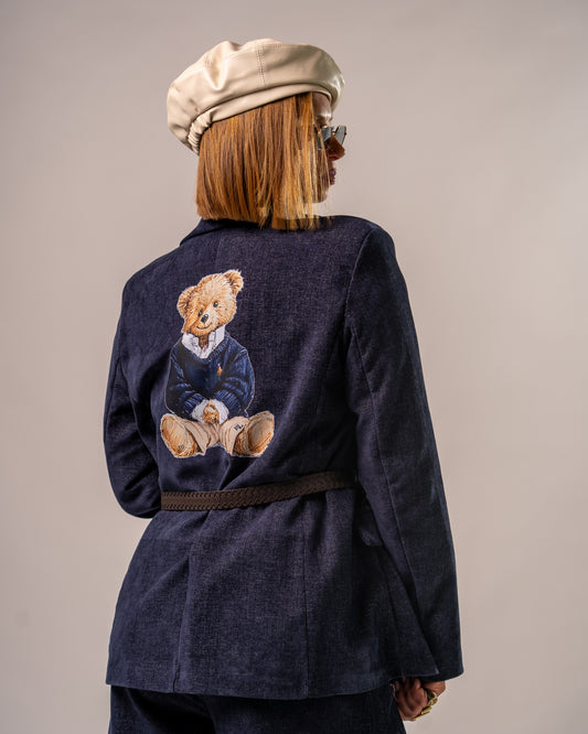BLAZER NAVY TEDDY RALPH🧸
