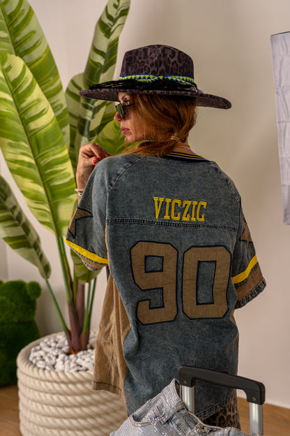 T-SHIRT DENIM YELLOW