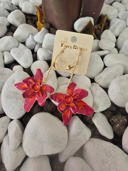 ORECCHINI FIORE SOTTOSOPRA!