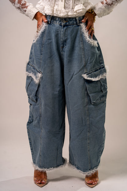 JEANS SUPERBALLON MERLETTOSO!
