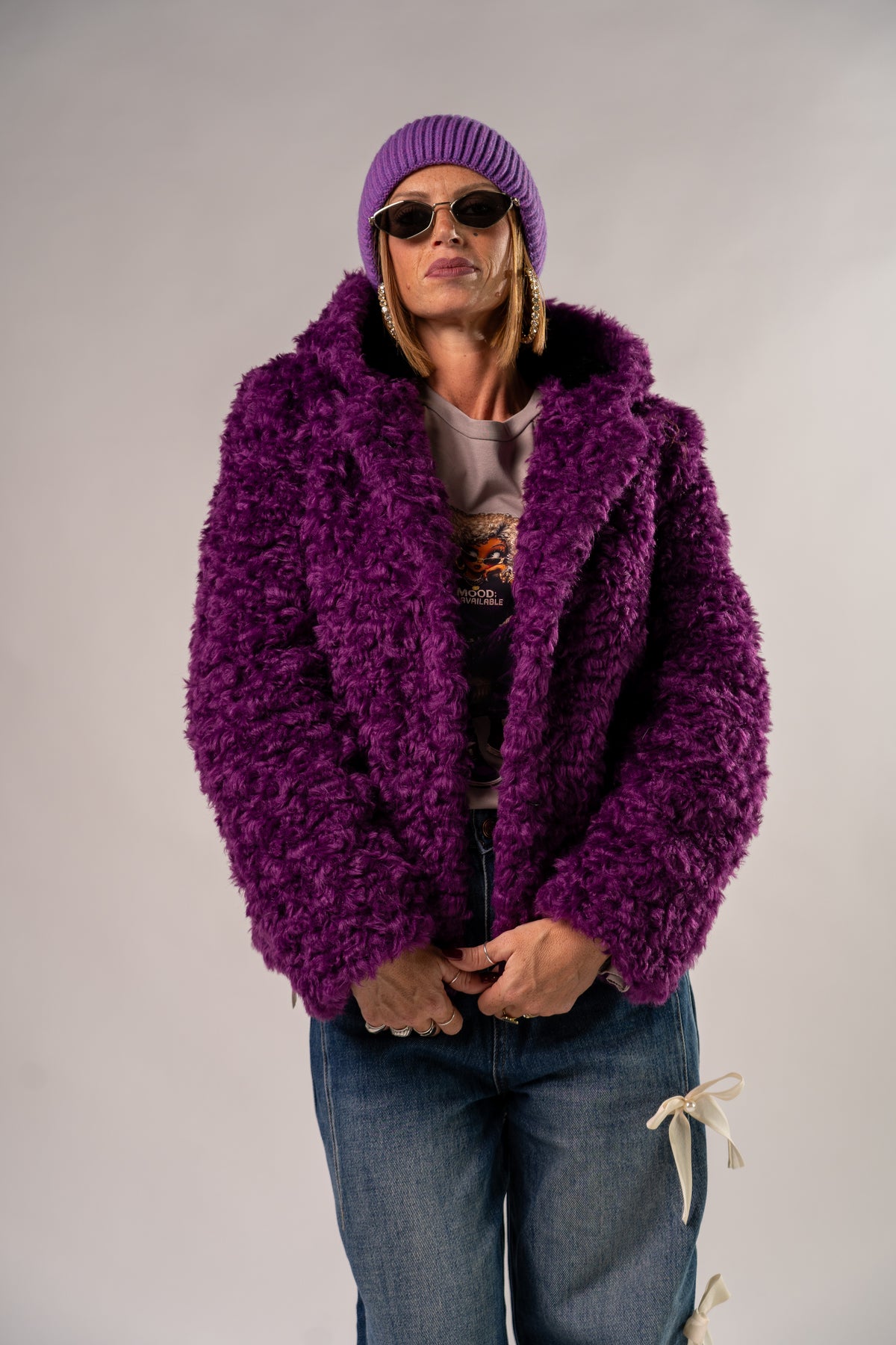 TEDDY COAT RICCIO SHORT💜