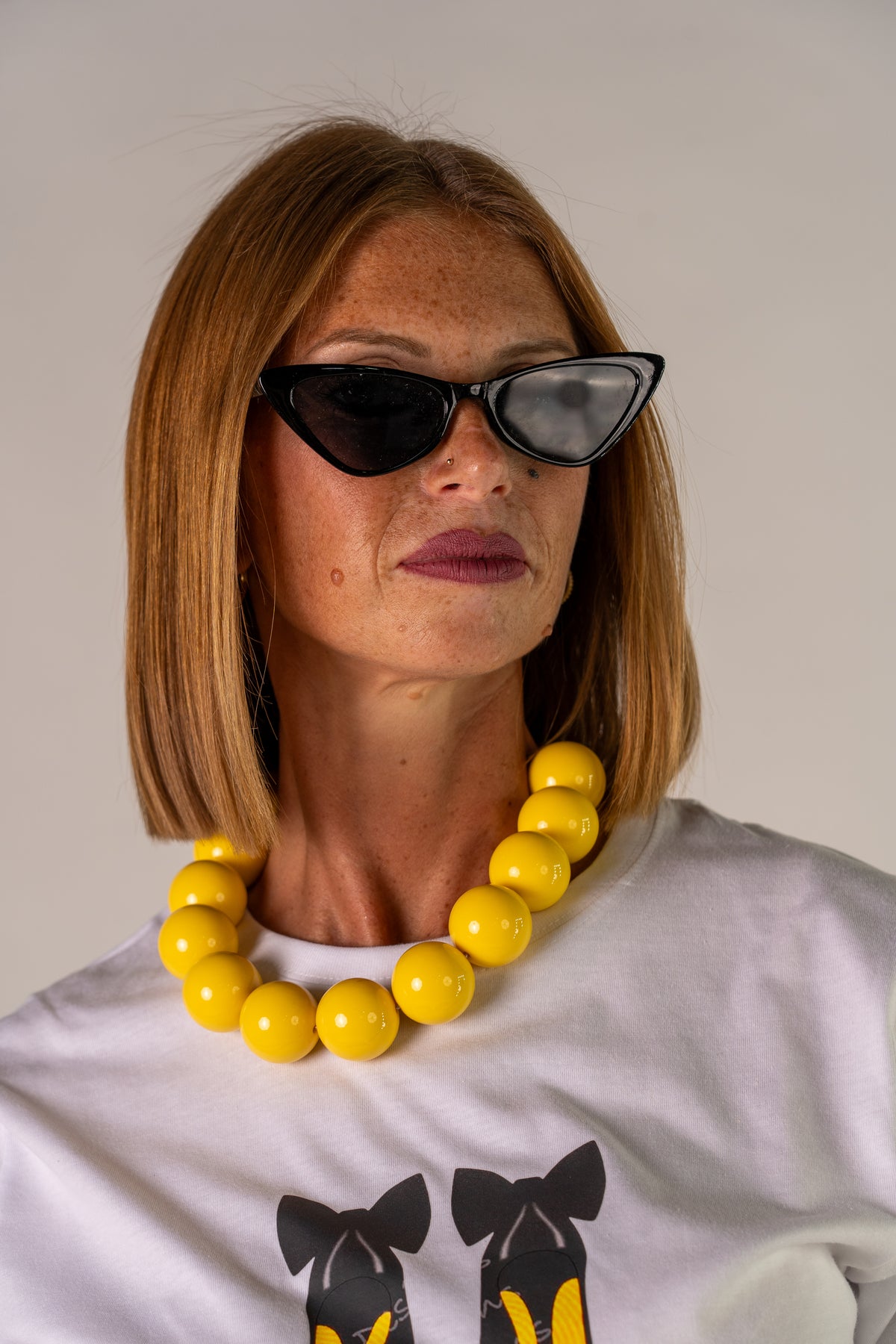 COLLANA BALL YELLOW