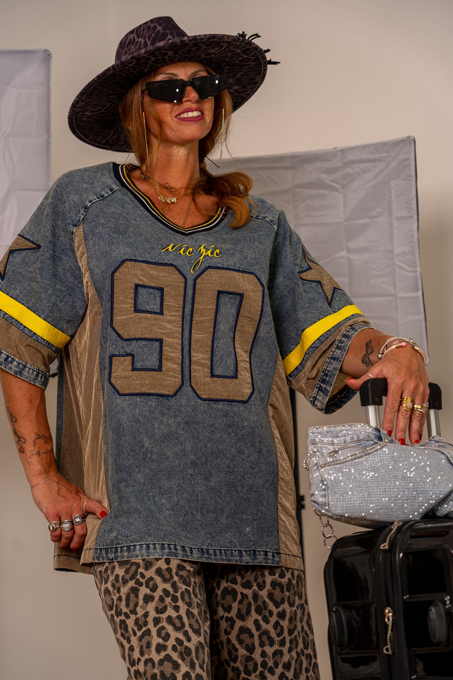 T-SHIRT DENIM YELLOW
